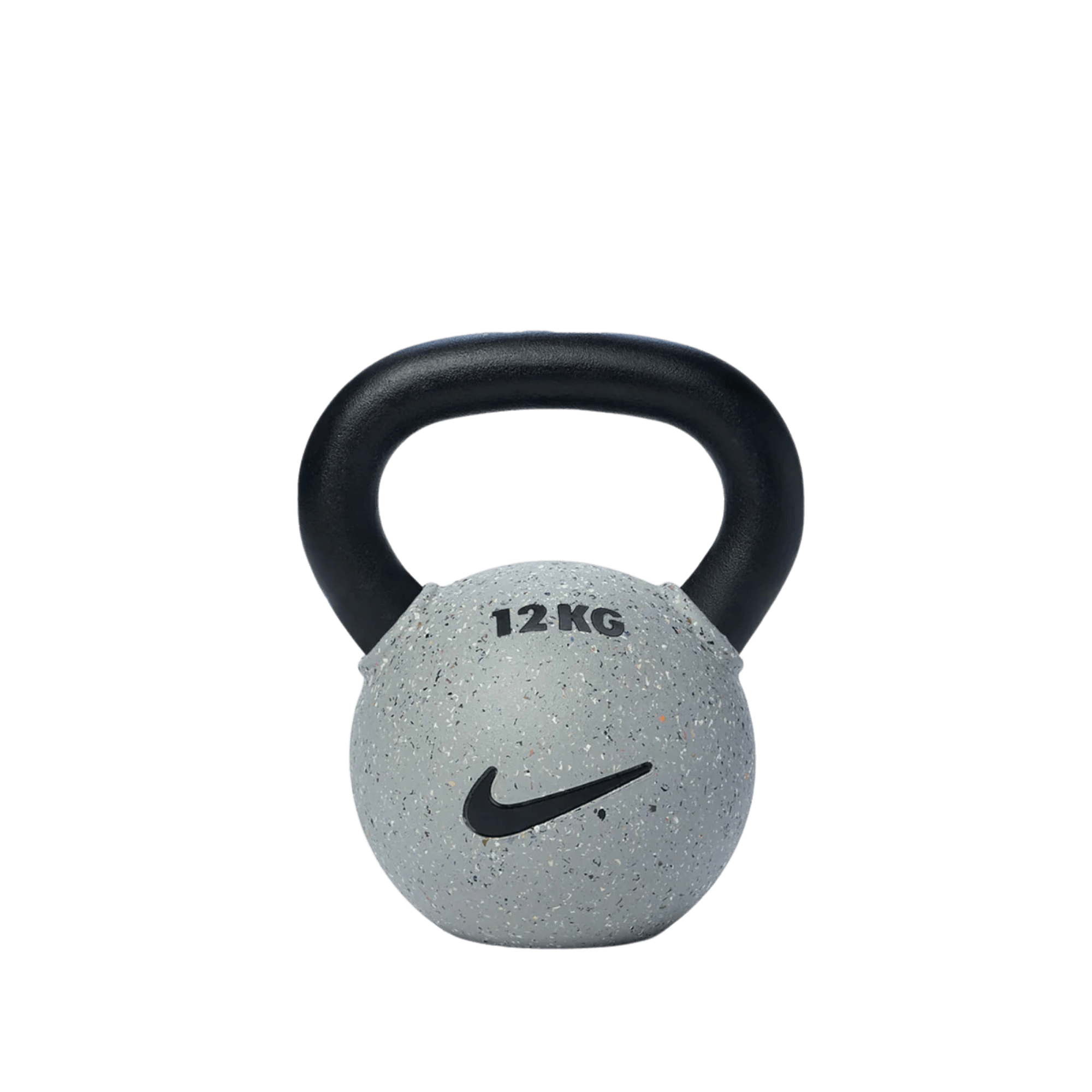 Nike rubber-coated kettlebell set in 6, 8, 12 and 16 kg — kettlebell rental on Mallorca by Holiday Upgrade.