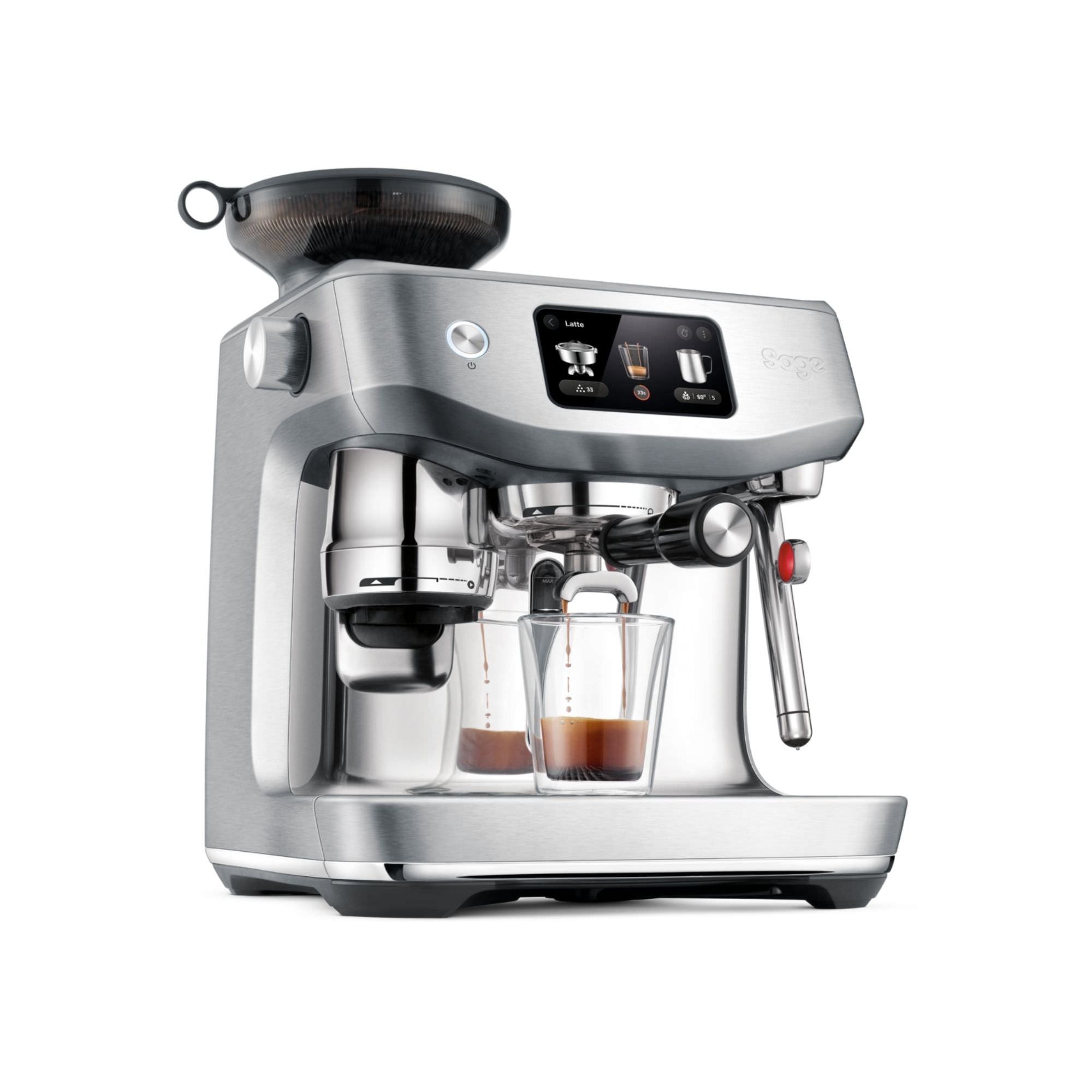 Sage Oracle Jet espresso machine in silver