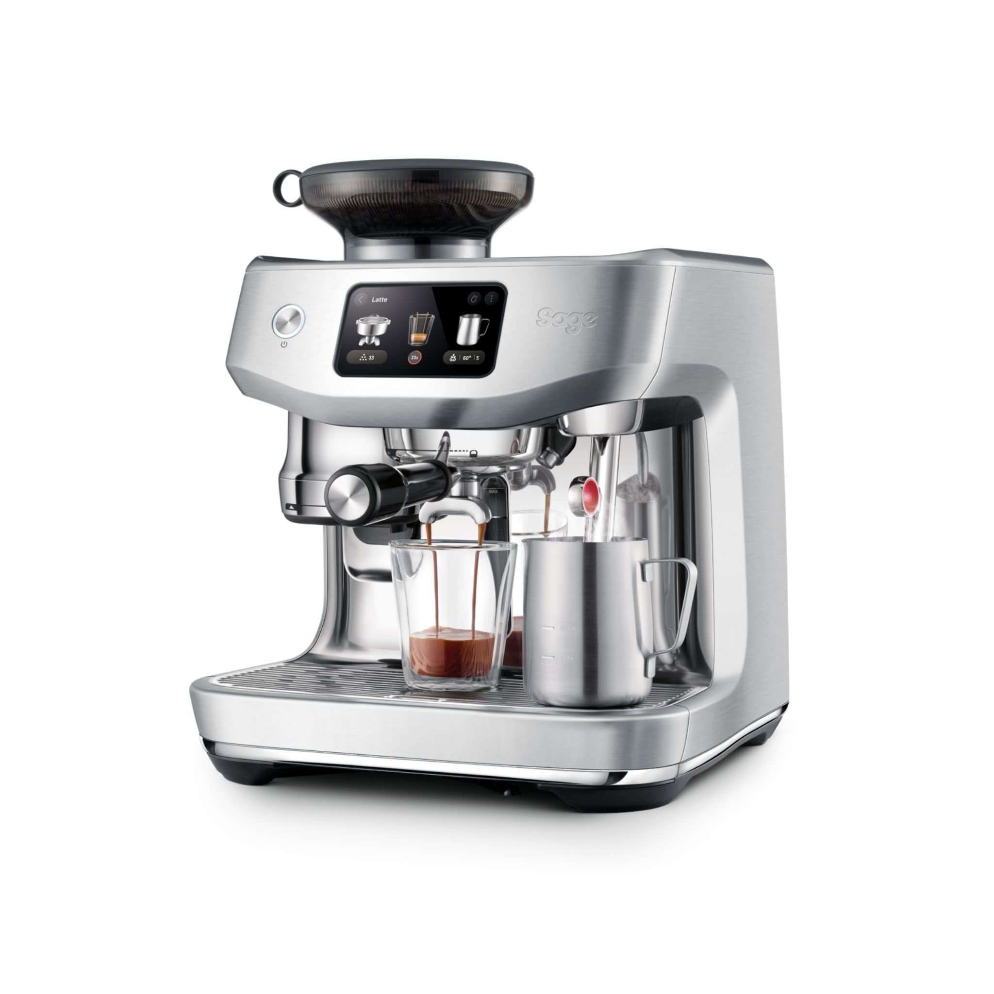 Sage Oracle Jet espresso machine in silver