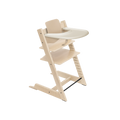 Stokke Tripp Trapp high chair with tray for rent on Mallorca.